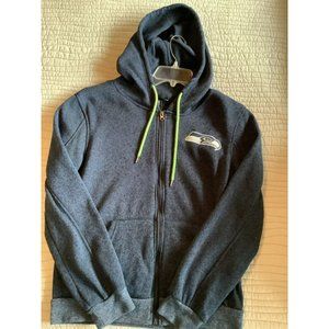 NFL Team Apparel Womens Size Small Seattle Seahawks Sweatshirt Full Zip Hoodie